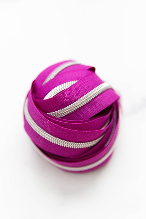 Knot and Thread Design Zipper Tape #5 3yd Plum Punch | #KAT ZIP13