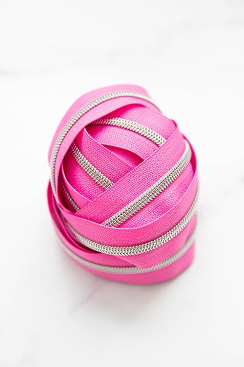 Knot and Thread Design Zipper Tape #5 3yd Cotton Candy | #KAT ZIP2
