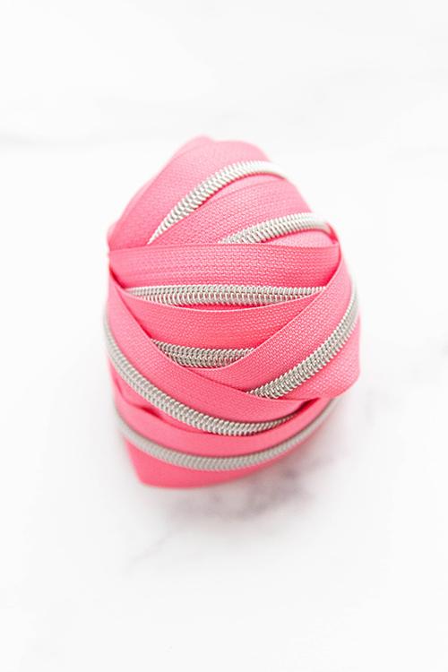 Knot and Thread Design Zipper Tape #5 3yd Rose Glow | #KAT ZIP3