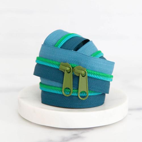 30" Zipper - Olive Oasis SSCZ41