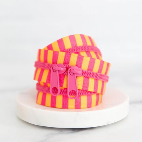 30" Zipper - Pink Lemonade SSCZ34